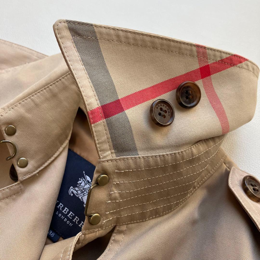 バーバリーロンドン トレンチコート ライナー付　メガチェック 38