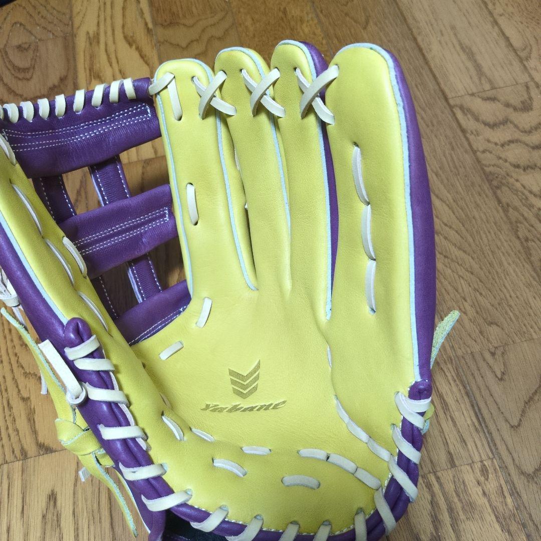 【新品】yabane 軟式野球グローブ　外野用　ヤバネ