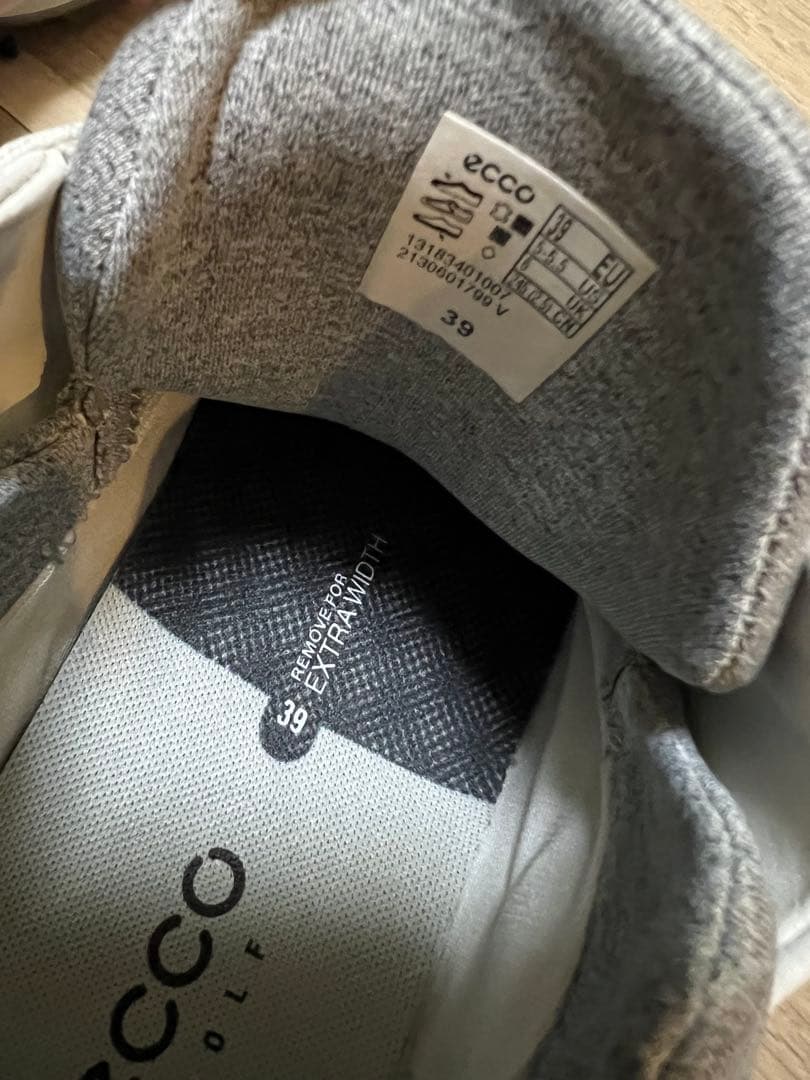 ecco biom ゴルフシューズ ホワイト BOA