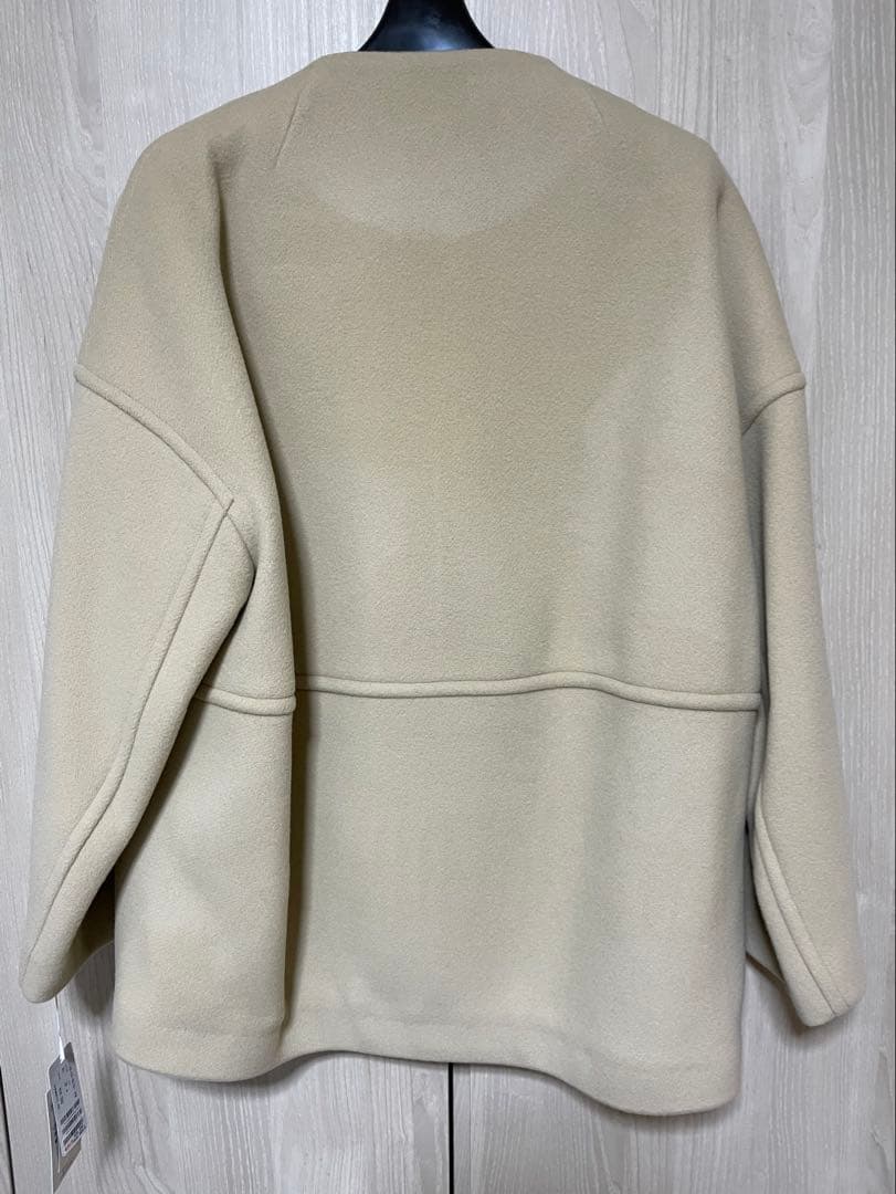 Ballsey ベージュ ノーカラージャケット