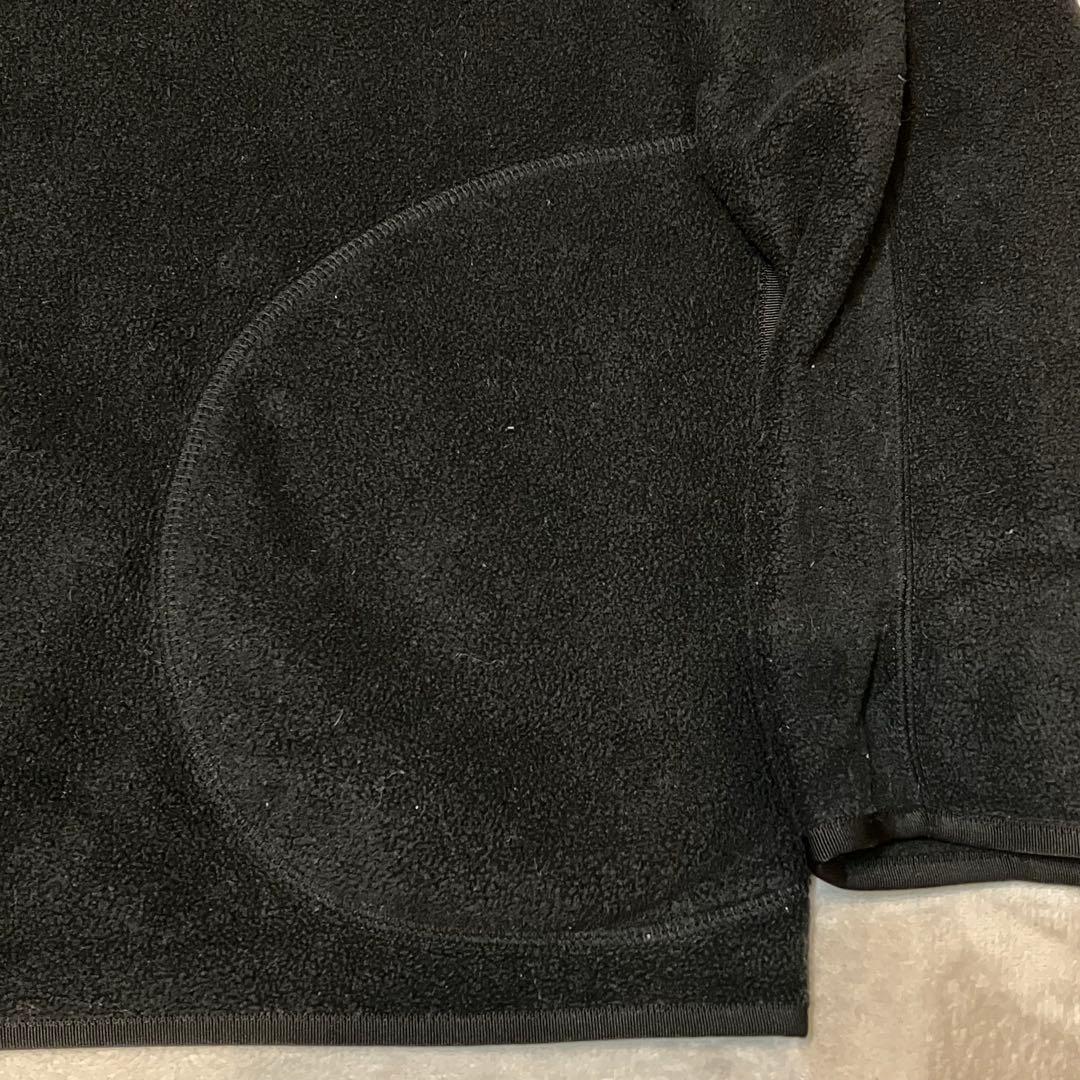 DANTON ブラック ノーカラーフリースジャケット サイズ40