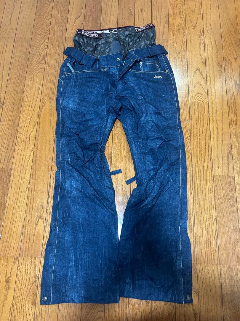 迷彩 デニム スノボウェア 6点セット