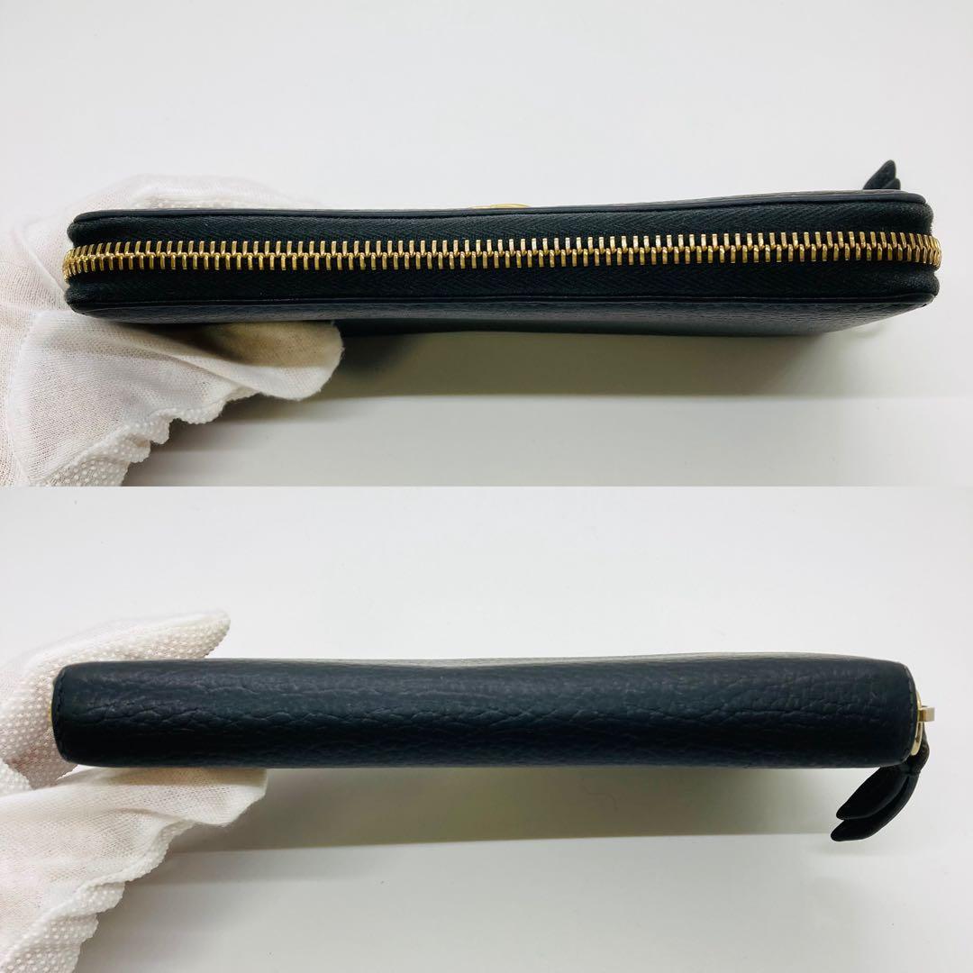 GUCCI グッチ マーモント 長財布 財布 黒 男 女 A747