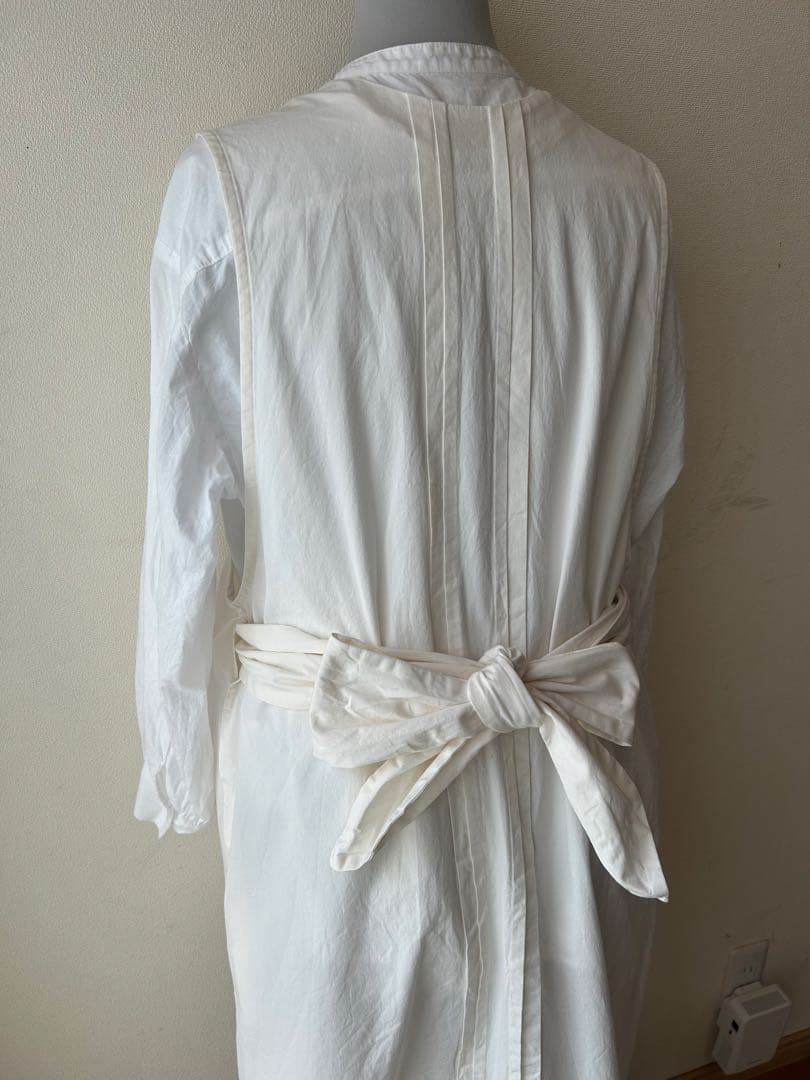 hatsutoki kitchen ノースリーブポップオーバー(エクリュ)