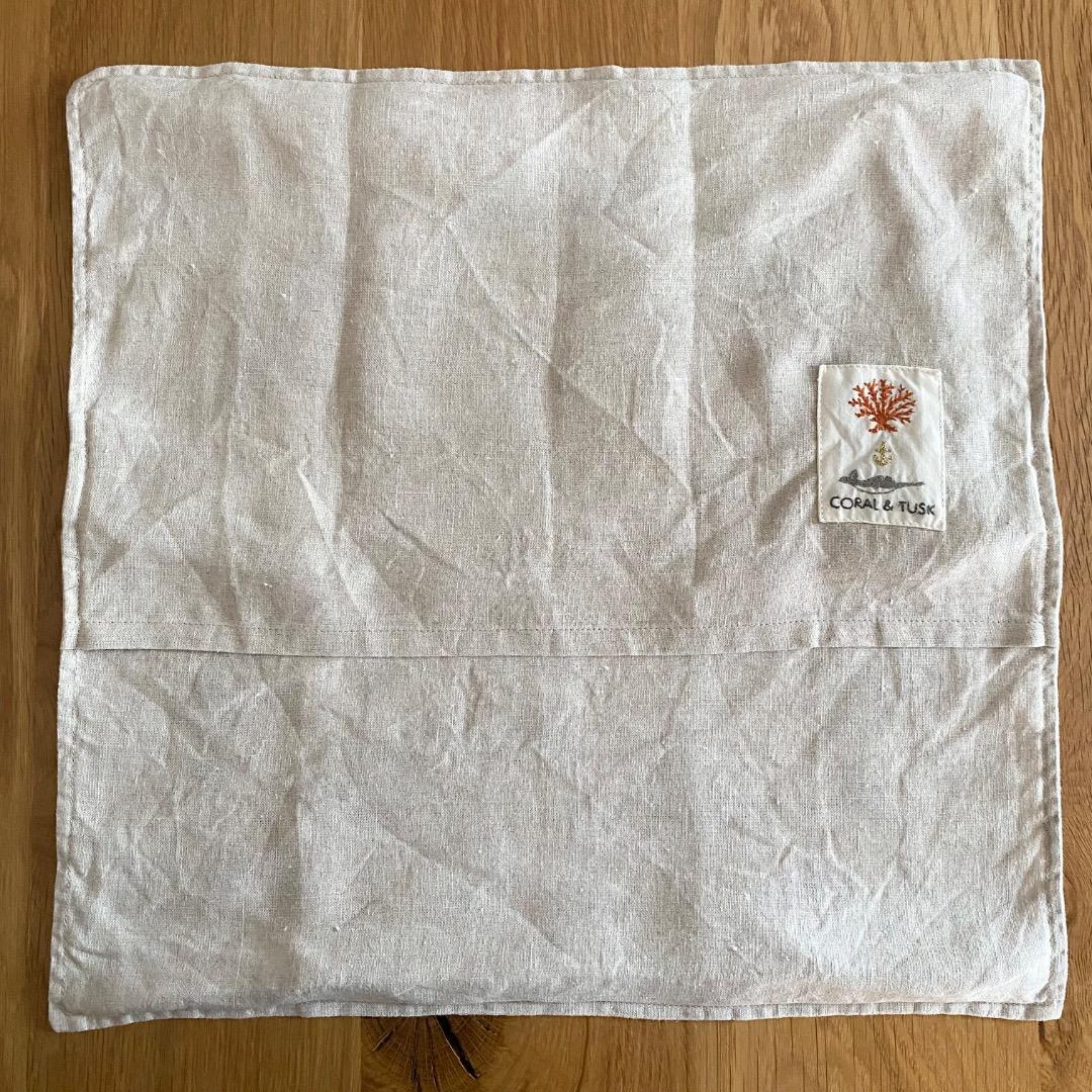 Coral & Tusk コーラルアンドタスク クッションカバー 40x40