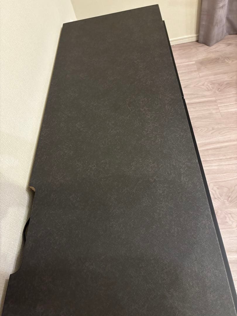 最終セール1/11まで／美品 テレビボード 幅180／ブラック／24年3月購入