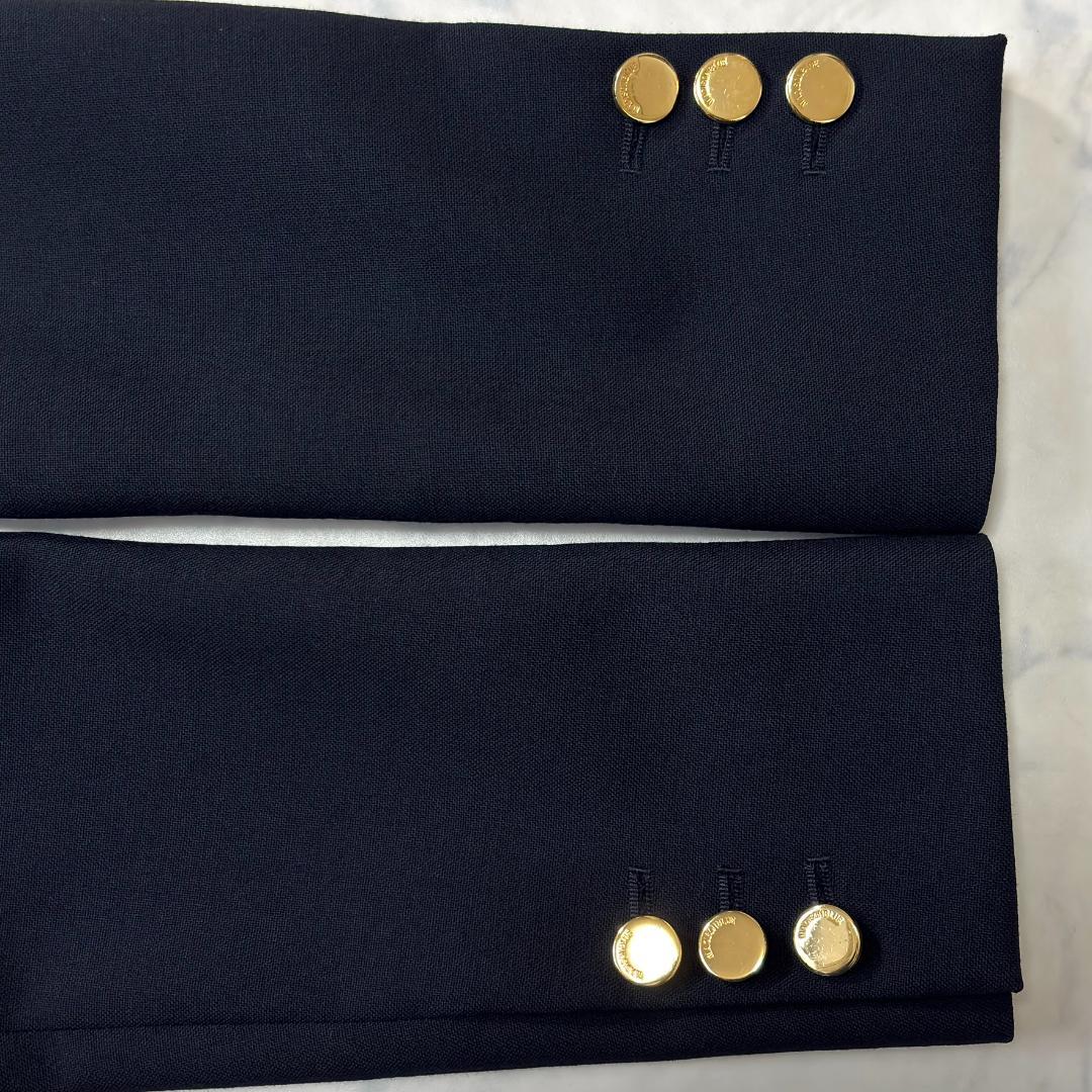 美品希少マディソンブルー HELLO刺繍 紺ブレ ダブル 金ボタン 00 tp9