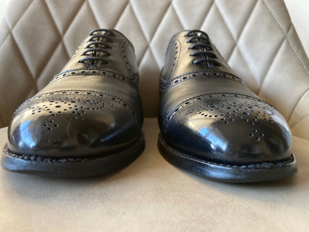 ALDEN オールデン　ストレートチップ　黒　25.5cm