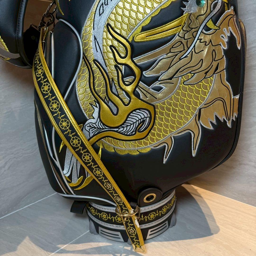 激レア　広田ゴルフ　生鉄　龍　キャディバッグ　3点式　9.0型