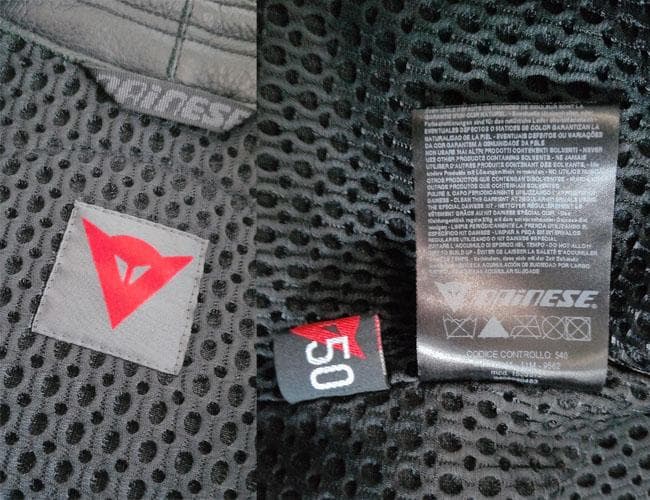 DAINESE ダイネーゼ SF PELLE パット付 本革ライダースジャケット