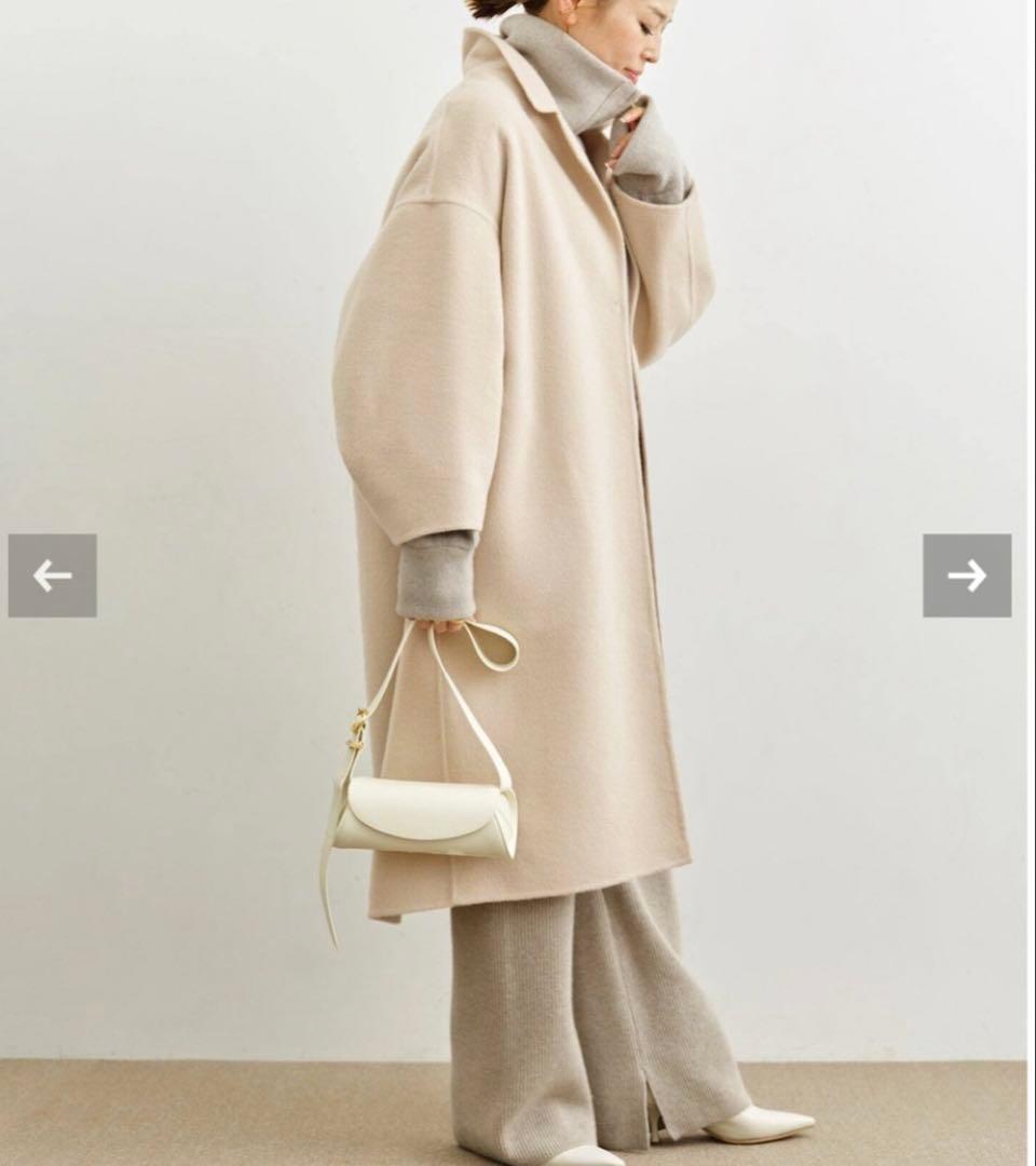 Deuxieme Classe ウールアンゴラリバーコート 美品