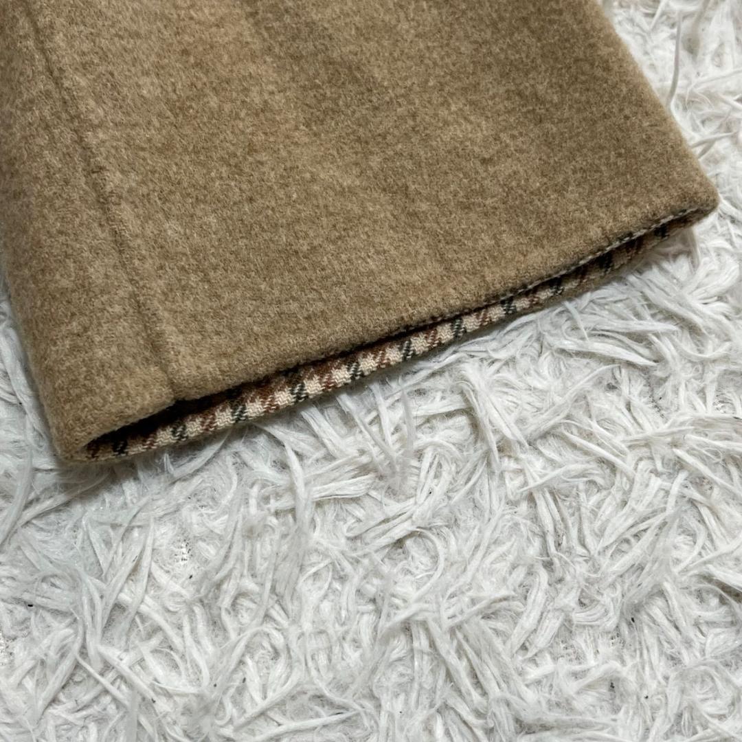 美品✨アクアスキュータム ウールカシミア リバーコート ベージュ ダブルフェイス