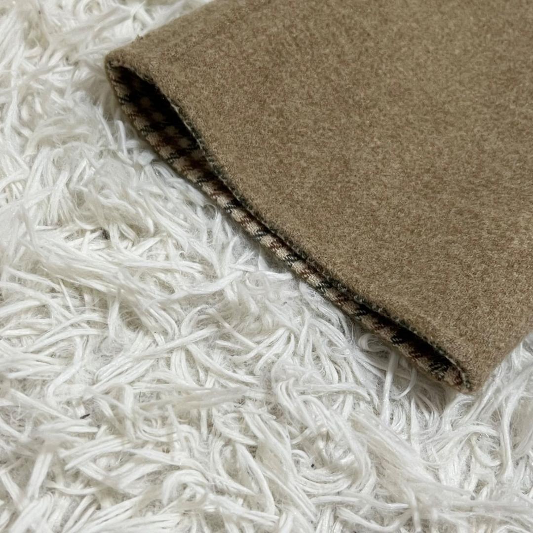 美品✨アクアスキュータム ウールカシミア リバーコート ベージュ ダブルフェイス