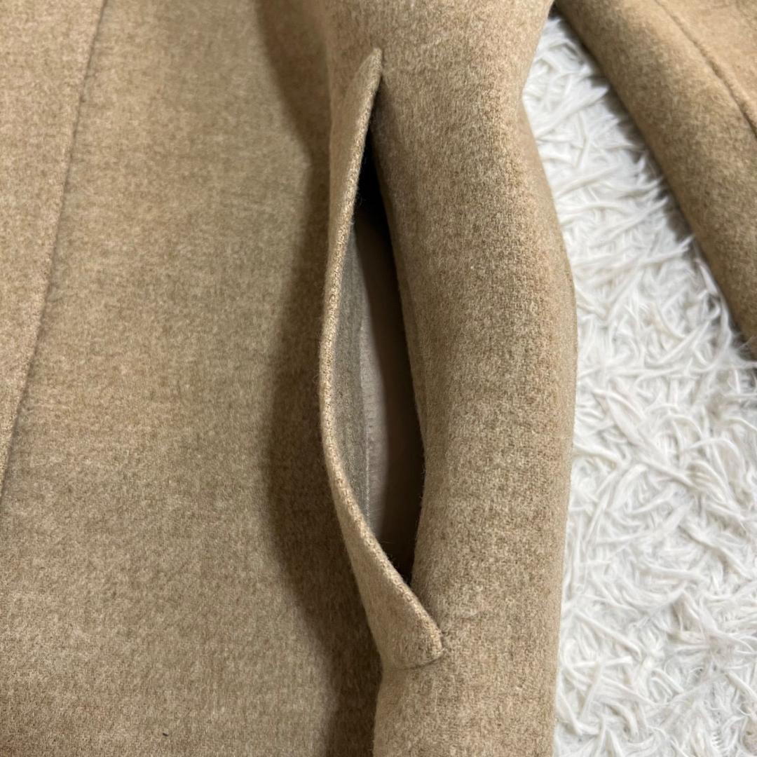 美品✨アクアスキュータム ウールカシミア リバーコート ベージュ ダブルフェイス