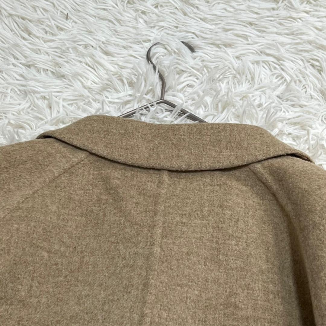美品✨アクアスキュータム ウールカシミア リバーコート ベージュ ダブルフェイス