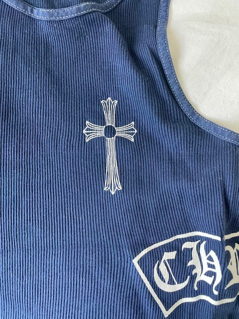 CHROME HEARTS ネイビー タンクトップ
