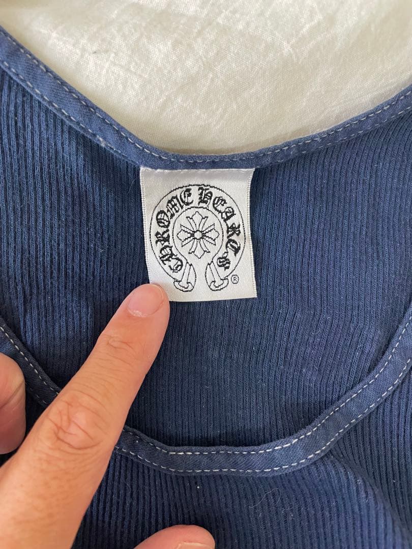 CHROME HEARTS ネイビー タンクトップ