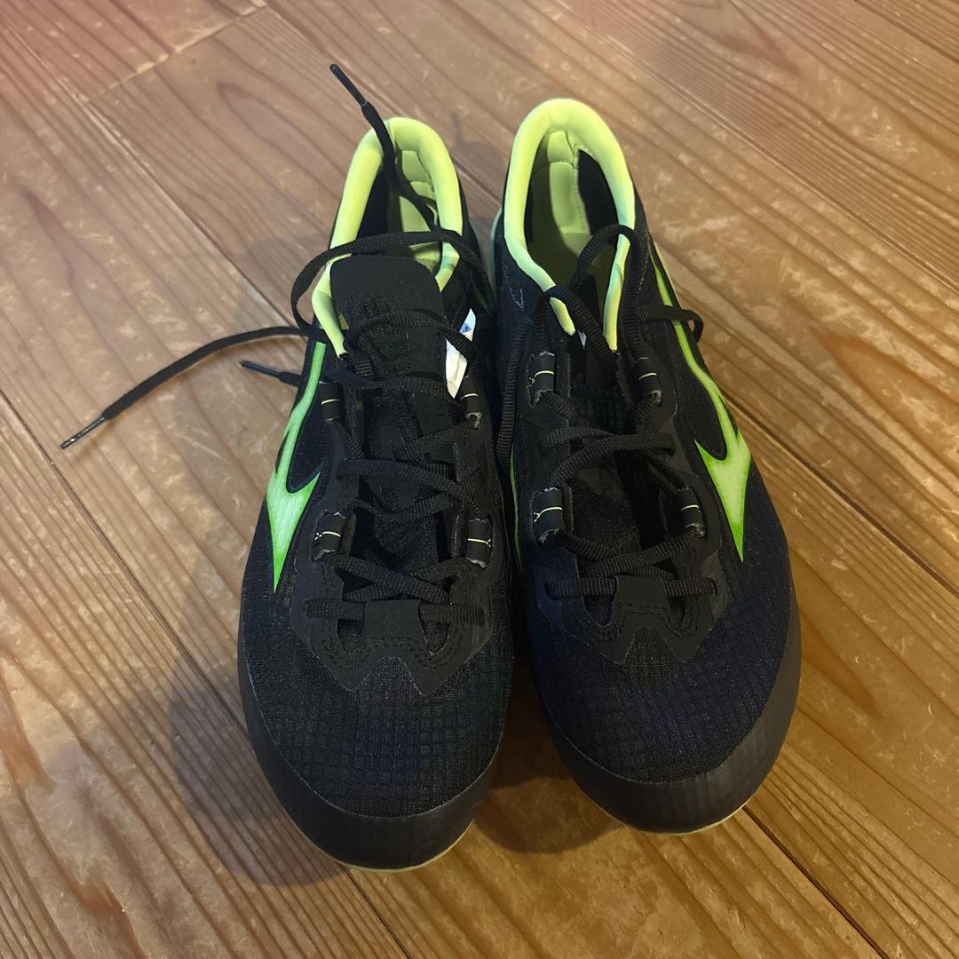 Mizuno スパイクシューズ ブラック/ライム　FLV1223 26センチ