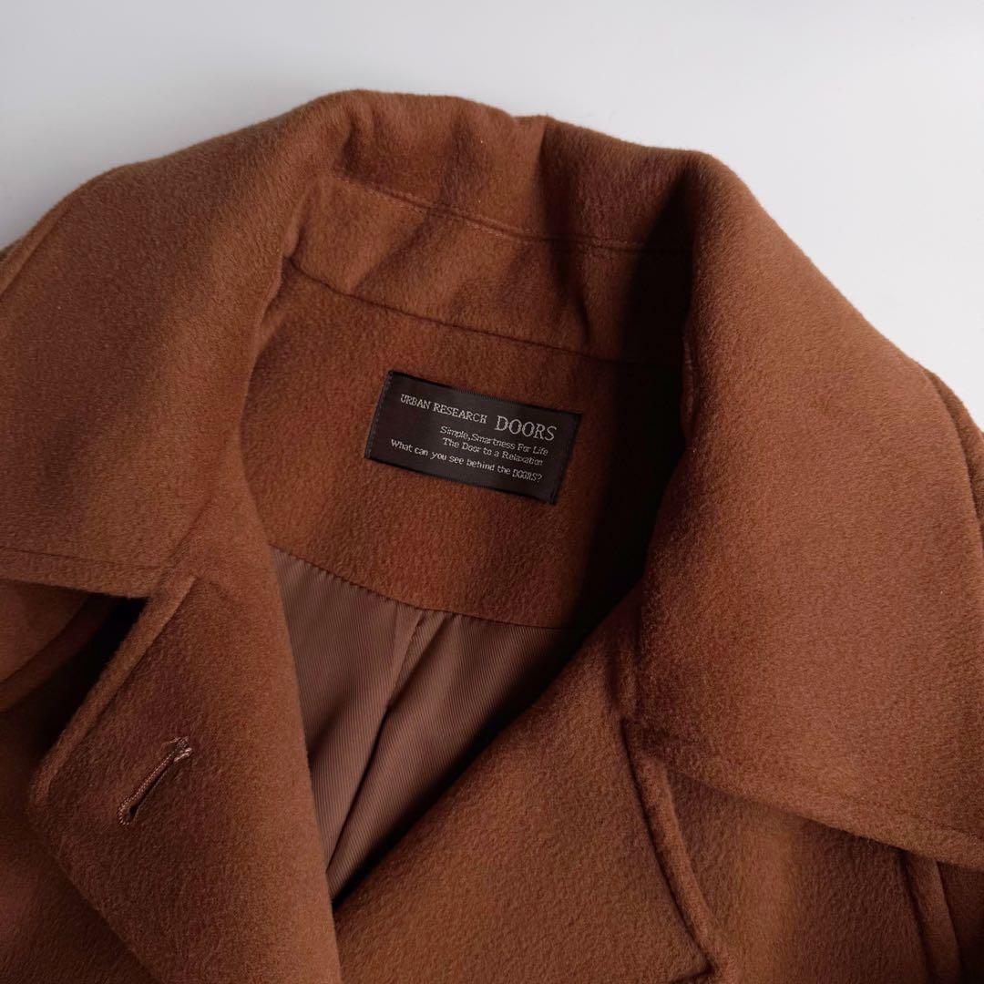 大人気✨URTECK ミドル丈コート M 茶色 キャメル 卒服 卒園式 卒業式