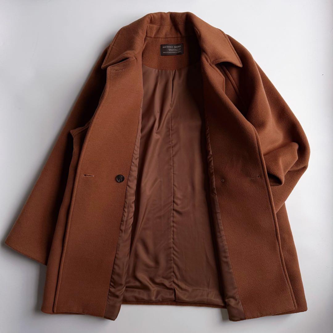 大人気✨URTECK ミドル丈コート M 茶色 キャメル 卒服 卒園式 卒業式