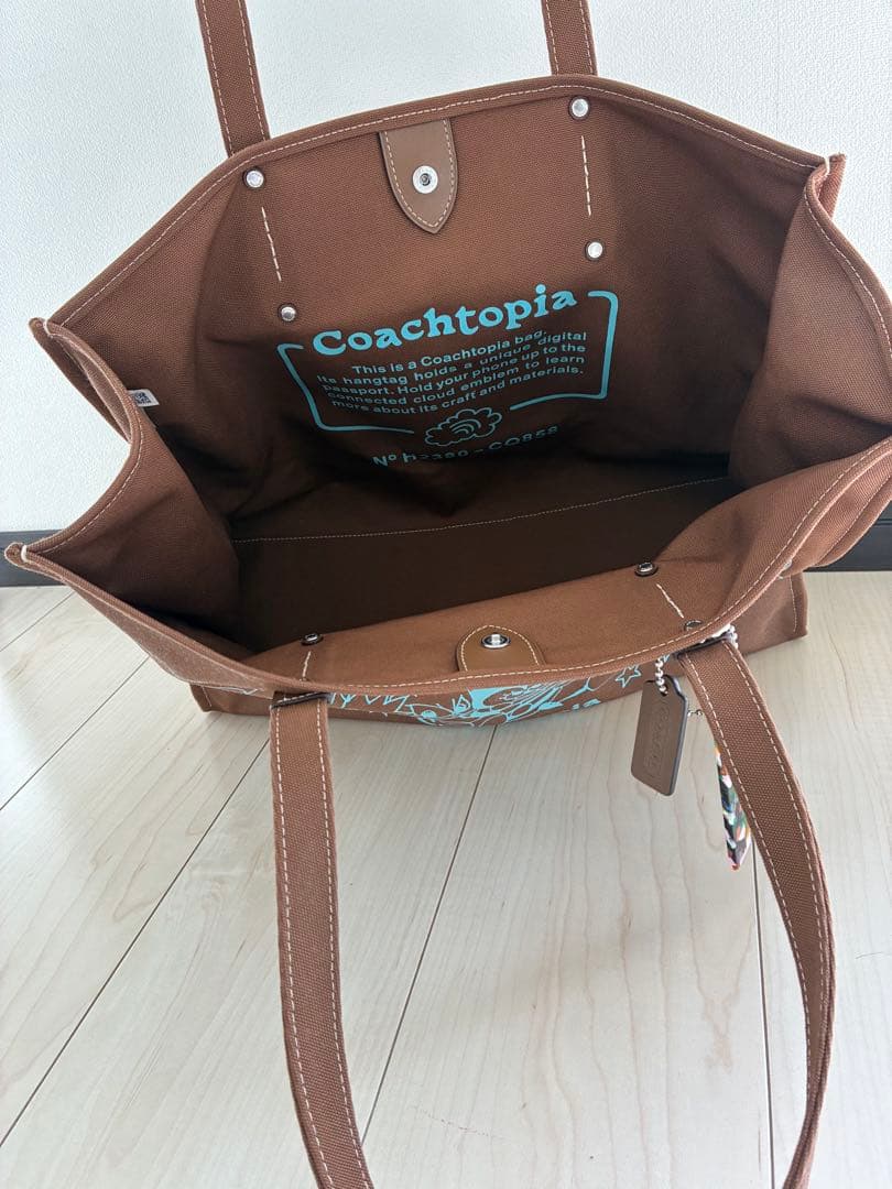 Coach Coachtopia トートバッグ ブラウン