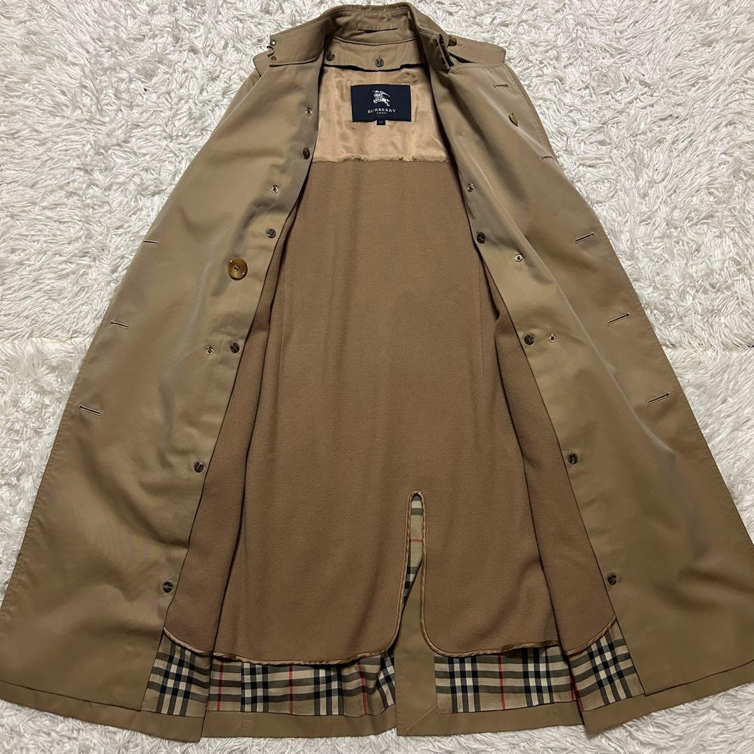 【】バーバリーロンドン トレンチコート ノバチェックライナー ギャバジン