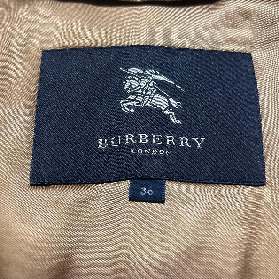 【】バーバリーロンドン トレンチコート ノバチェックライナー ギャバジン