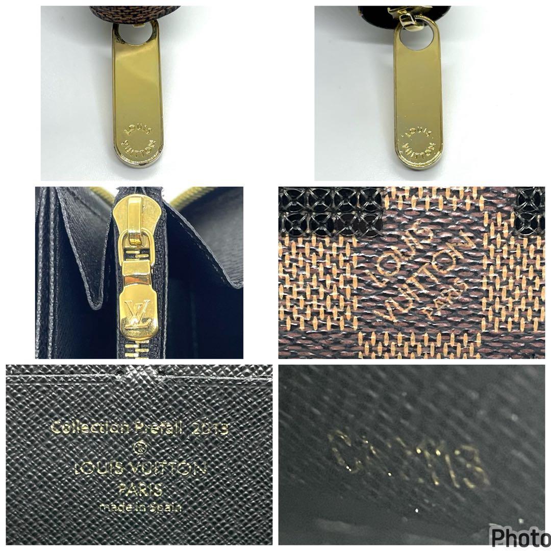 ルイヴィトン ダミエパイエット ジッピーウォレット 長財布