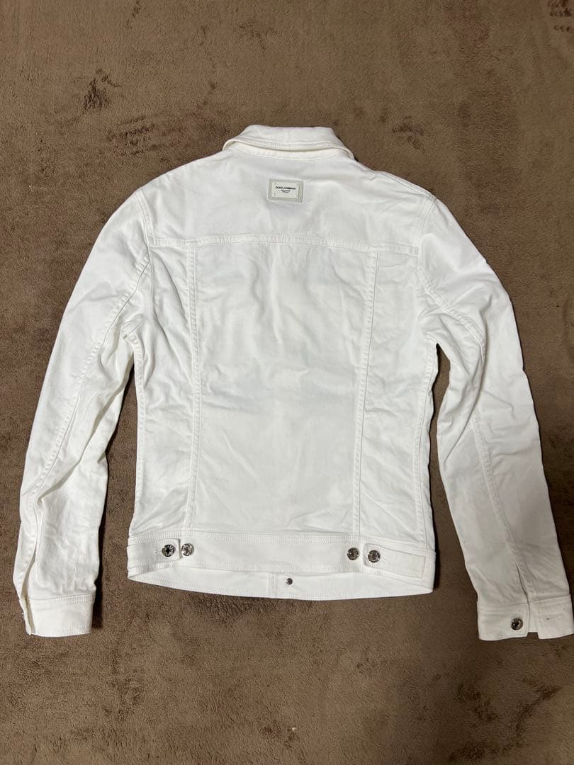 DOLCE&GABBANA ドルガバ メタル釦ストレッチ デニムジャケット 44