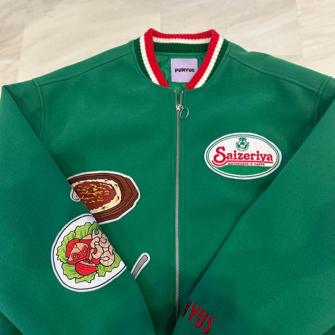 【最終値下げ】PUNYUS サイゼリヤ コラボ ジャケット サイズ3 限定 刺繍