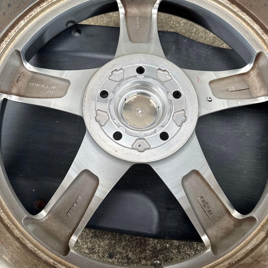 20インチ 10.5J +20 WORK シュバート エモーション 深リム