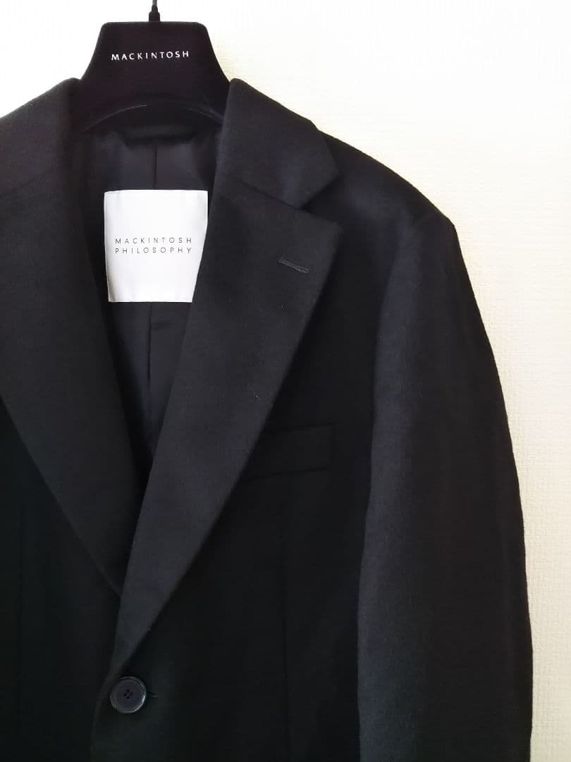 okaMACKINTOSHPHILOSOPHY/カシミヤ混チェスターコート