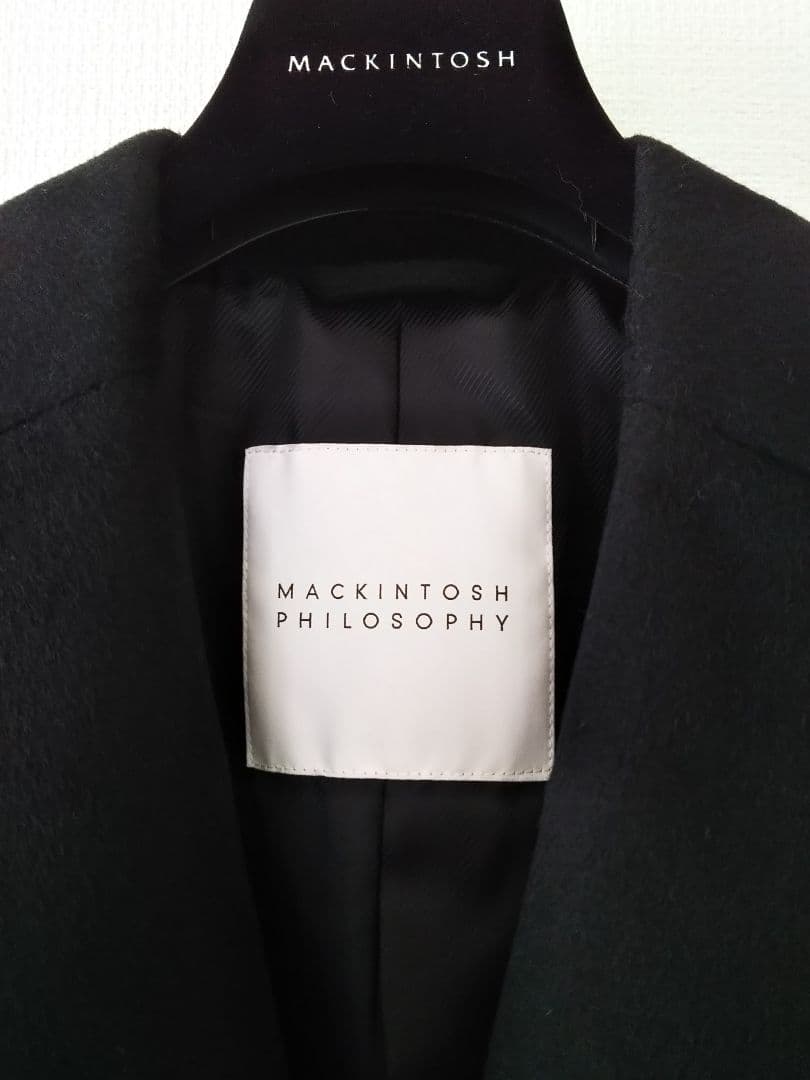 okaMACKINTOSHPHILOSOPHY/カシミヤ混チェスターコート