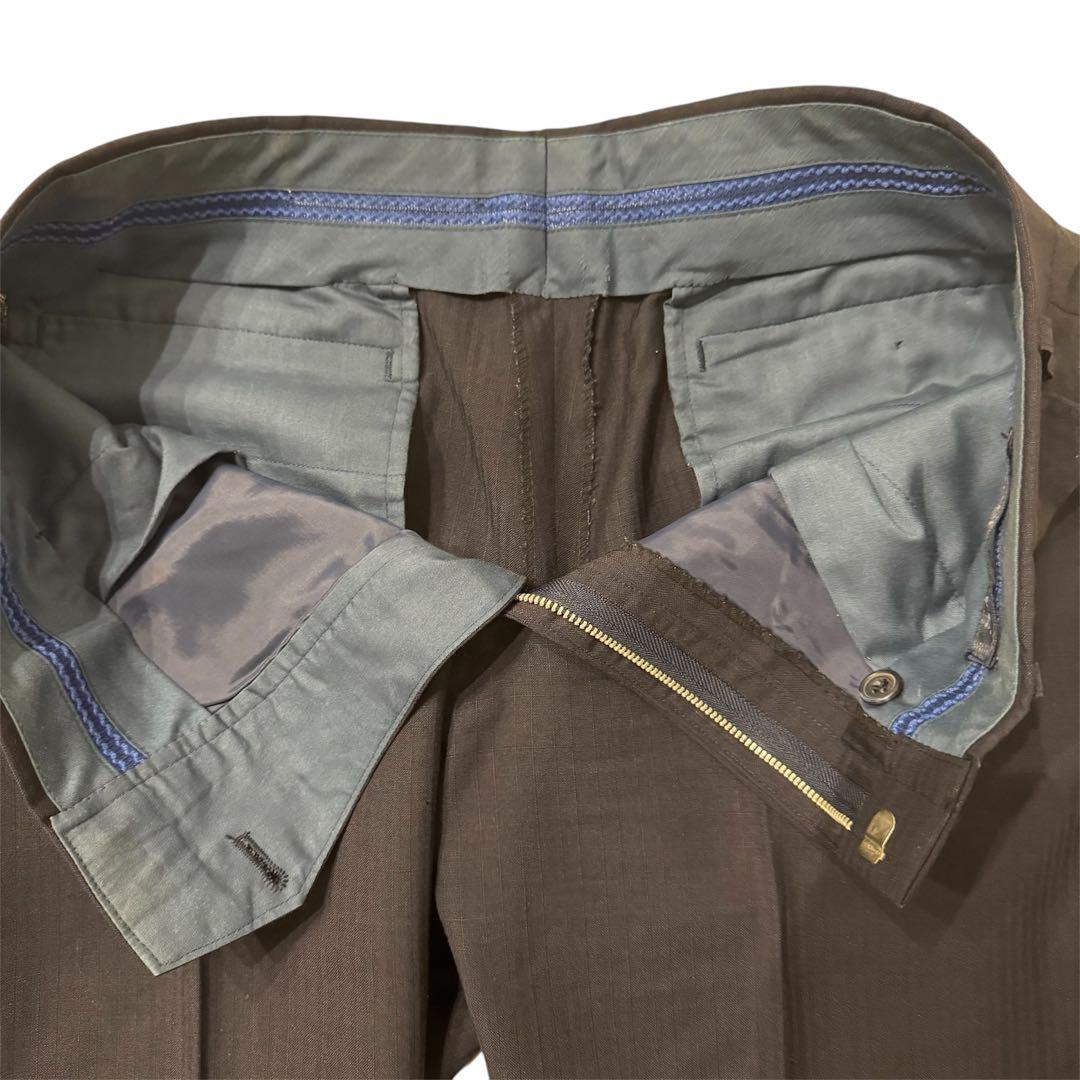 【美品】　Burberry スーツ　セットアップ　ネイビー モヘア　ストライプ