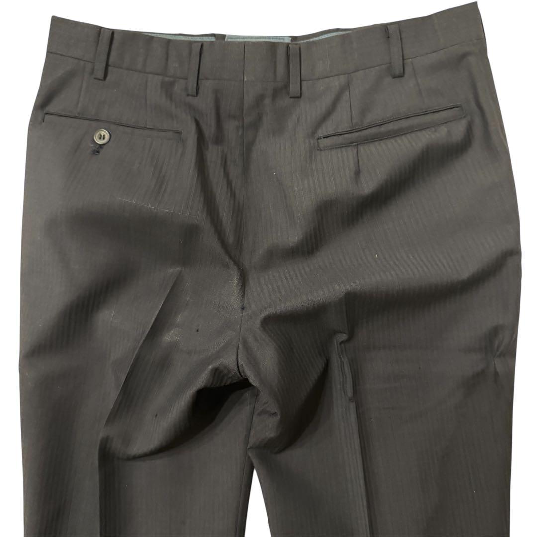 【美品】　Burberry スーツ　セットアップ　ネイビー モヘア　ストライプ