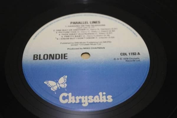 ◆Blondie◆Debbie Harryのサイン入りLP