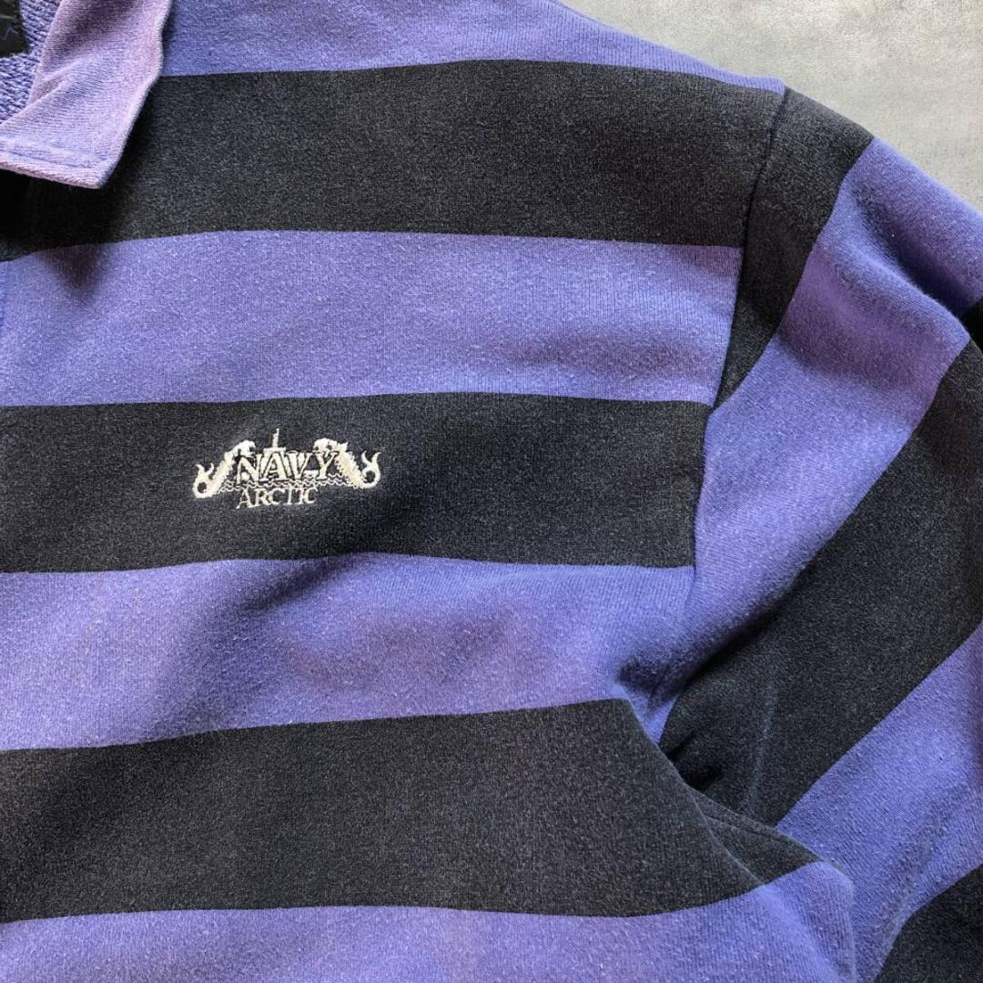 GQ1795◇BONEVILLE : archive ボーダースウェットラガー