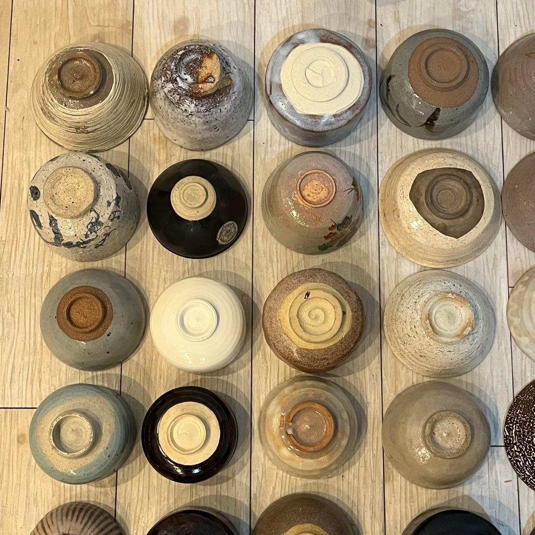 ぞ*う様 茶碗 抹茶碗 数茶碗 まとめて 36点 茶道具 箱無し 陶器 いろいろ