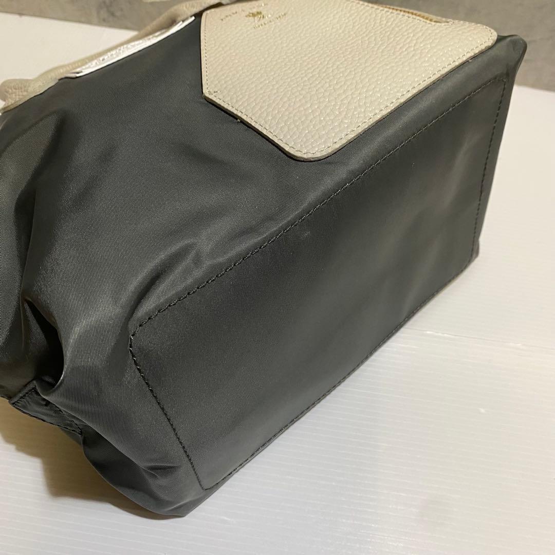 【まーし 】A.D.M.J.　マジックライト　トート　グレー　ナイロン