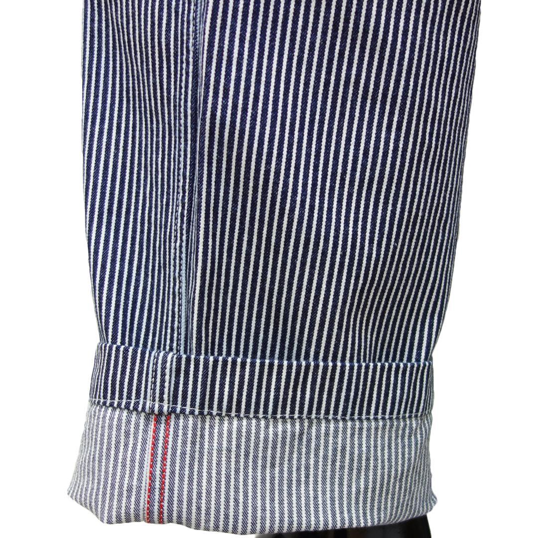 送料無料 児島ジーンズ 42インチ RNB-1201 パンツ ヒッコリー AWH