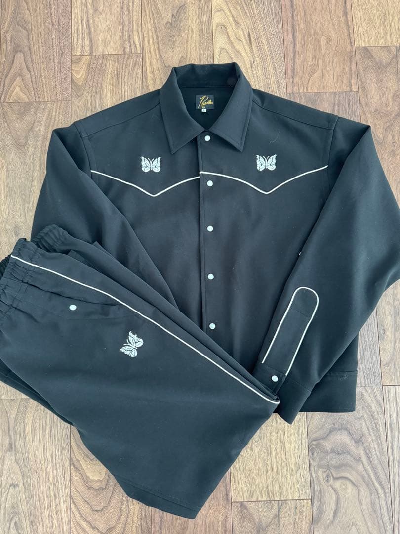 needles cowboy jacket セットアップ黒