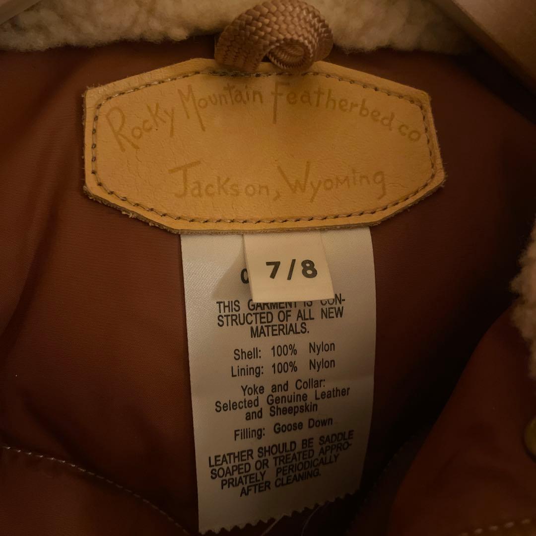 Rocky Mountain Featherbed ダウンベスト 7/8