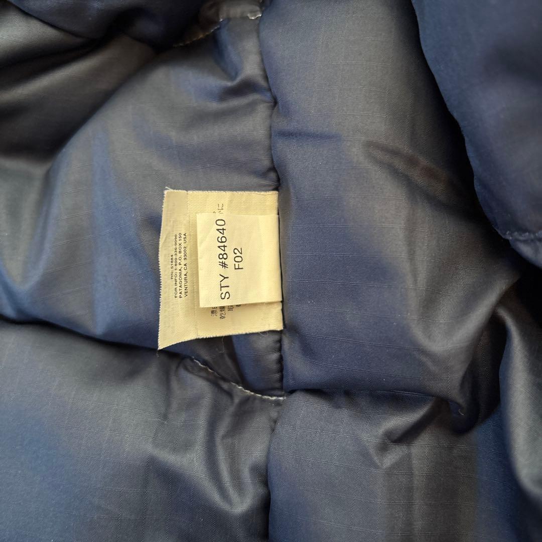 希少　Patagonia パタゴニア　ダウンベスト　ホワイトグース　F02 袋付