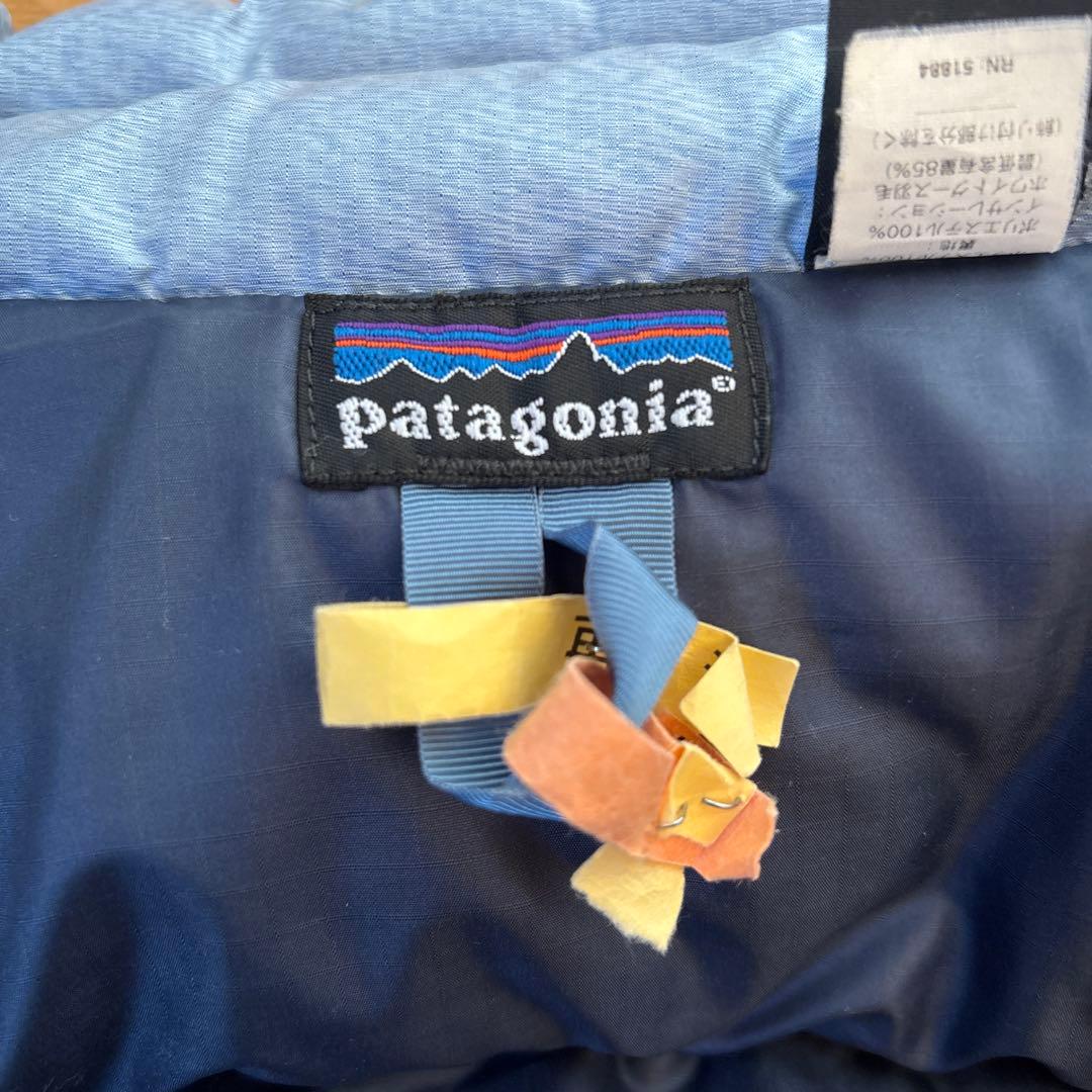 希少　Patagonia パタゴニア　ダウンベスト　ホワイトグース　F02 袋付