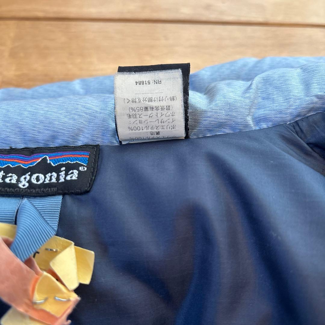 希少　Patagonia パタゴニア　ダウンベスト　ホワイトグース　F02 袋付