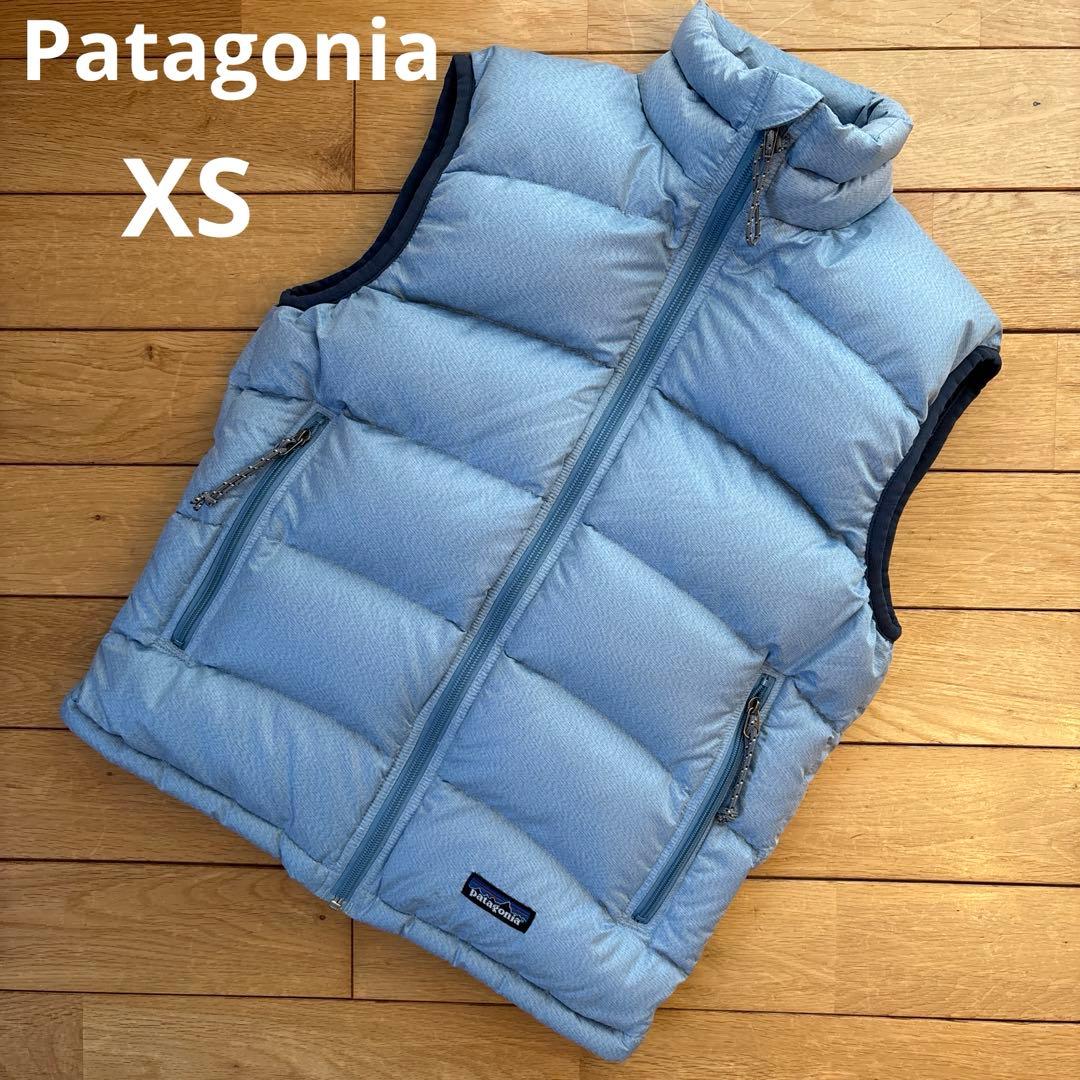 希少　Patagonia パタゴニア　ダウンベスト　ホワイトグース　F02 袋付