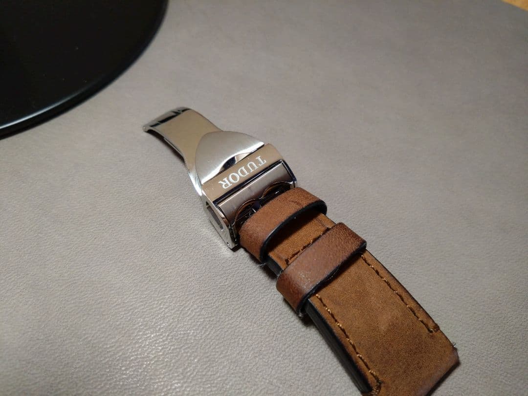 TUDOR　ブラックベイ58　純正レザーベルト　Dバックル