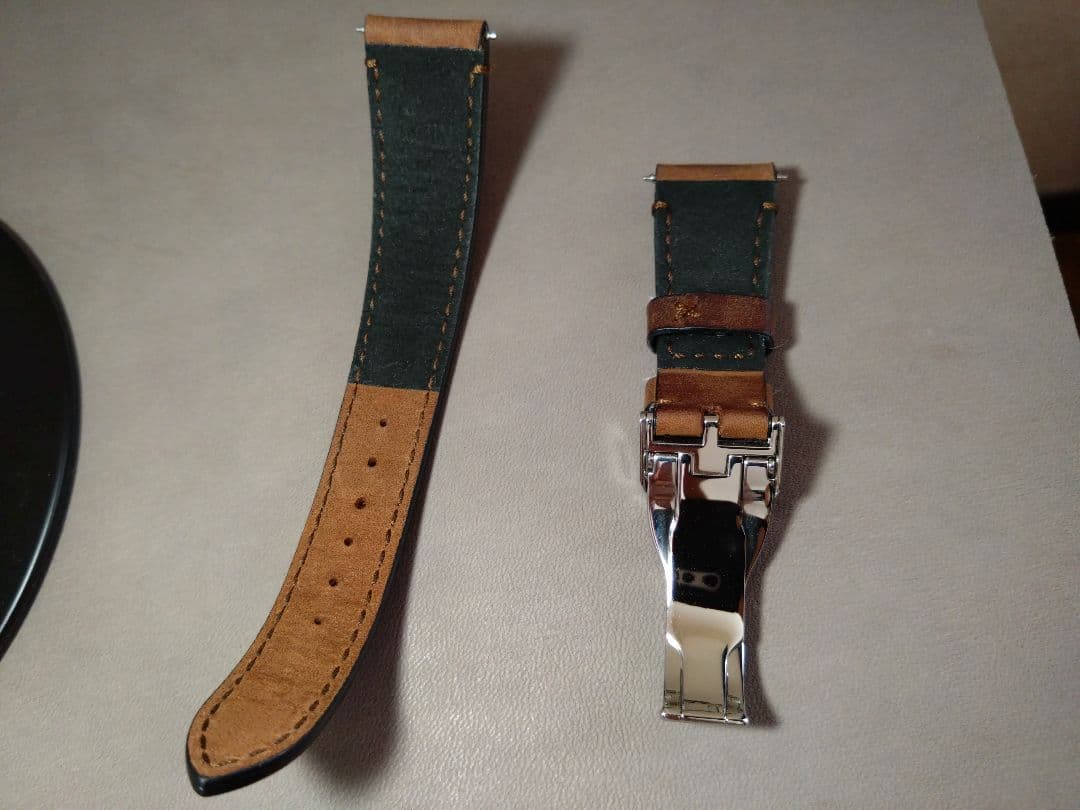 TUDOR　ブラックベイ58　純正レザーベルト　Dバックル