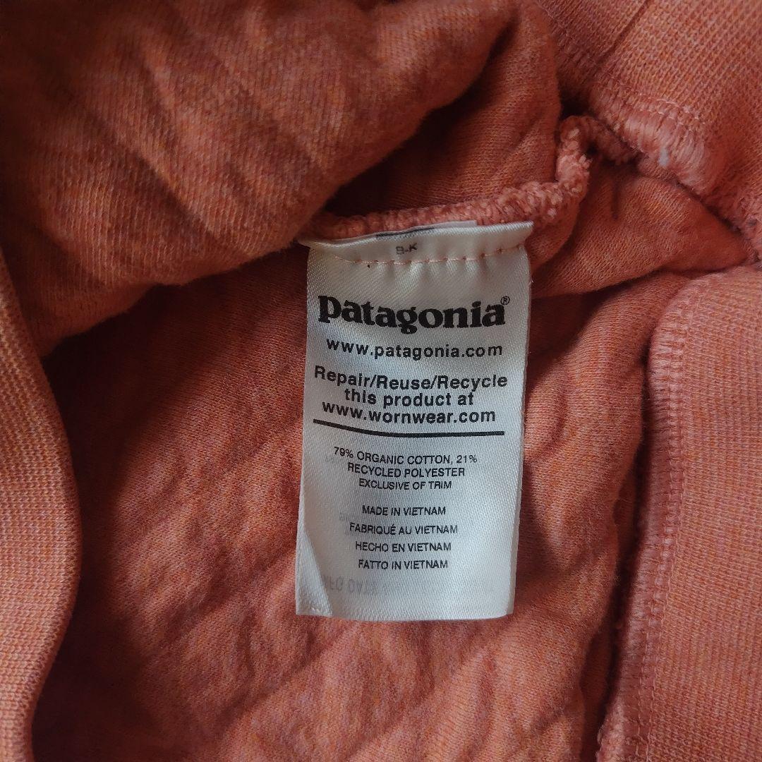 美品 Patagonia オーガニック コットン スナップt オレンジ S