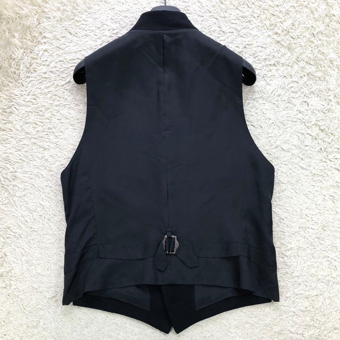 美品 メンズティノラス 3ピース スーツ セットアップ Sサイズ 凹凸 黒